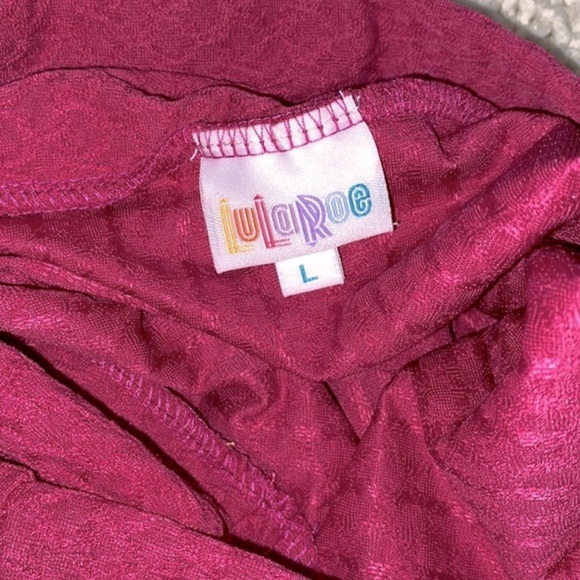 Lularoe Cassie skirt pink size large new with tags - Picture 6 of 7